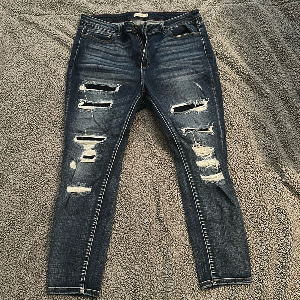 Woman’s Cello Jeans size 22 dark blue jeans